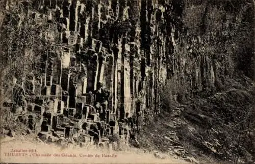 Ak Thueyts Ardèche, Chaussee des Geants, Basaltsäulen