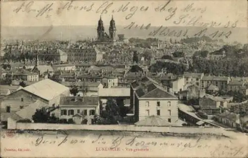 Ak Luneville Meurthe et Moselle, Gesamtansicht