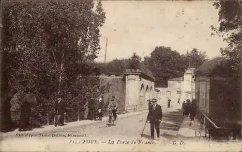 Ak Toul Meurthe et Moselle, Porte de France