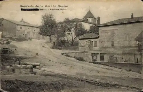 Ah Saint André Meuse, Teilansicht, altes Rathaus