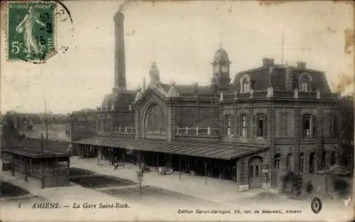 Ak Amiens Somme, Bahnhof Saint-Roch