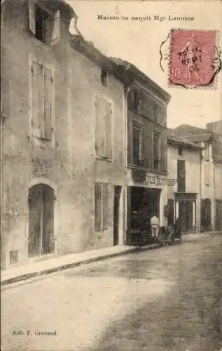 Ak Tonneins Yonne, Geburtshaus Monseigneur Jean Lanusse