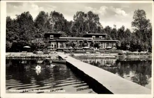 Ak Ińsko Nörenberg Pommern, Parkhaus, Enzigsee