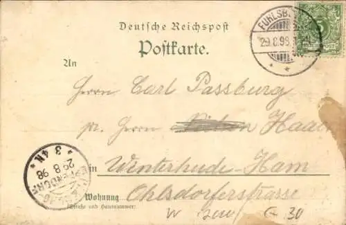 Ak Hamburg Wandsbek Wellingsbüttel, Gasthaus zur Linde