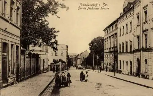 Ak Frankenberg in Sachsen, Innere Freiberger Straße