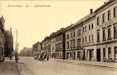 Ak Frankenberg in Sachsen, Schlossstraße, Hotel Stadt Dresden