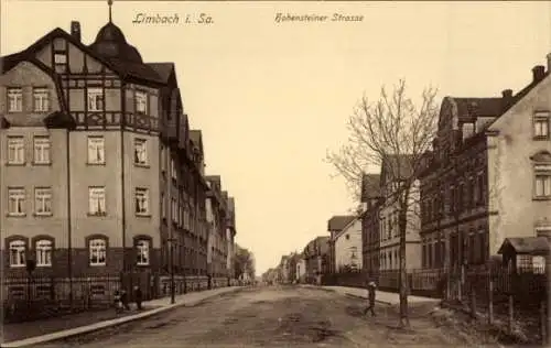 Ak Limbach in Sachsen, Hohensteiner Straße