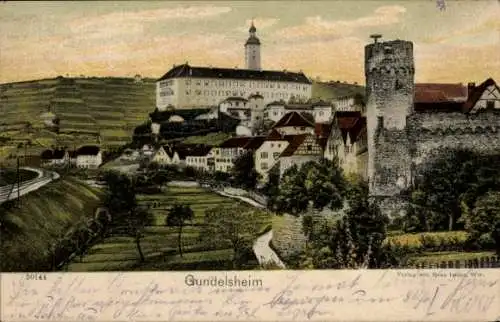 Ak Gundelsheim am Neckar Württemberg, Schloss Hornegg