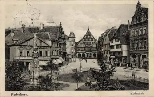 Ak Paderborn in Westfalen, Marienplatz