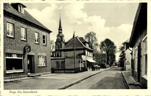 Ak Berge in Niedersachsen, Stadtansicht, Straßenpartie, Geschäft