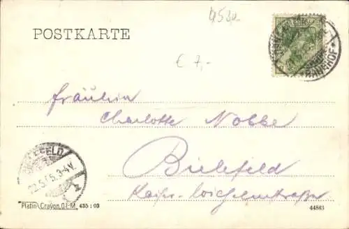 Passepartout Ak Ibbenbüren in Westfalen, Dörenther Klippen