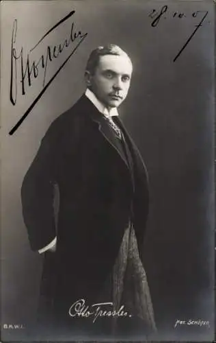 Ak Schauspieler Otto Tressler, Portrait, Autogramm