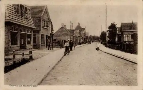 Ak Oosterwolde Oldebroek Gelderland, Straßenpartie