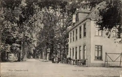 Ak Rijs Gaasterland Fryslân Niederlande, Hotel Schram