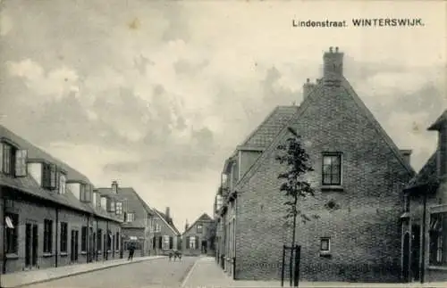 Ak Winterswijk Gelderland Niederlande, Lindenstraat