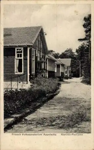 Ak Appelscha Fryslân Niederlande, Volkssantorium Friesch, Männen-Pavillon