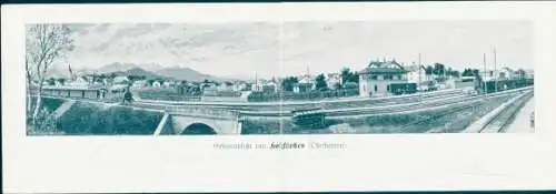 Klapp Ak Holzkirchen in Oberbayern, Totalansicht