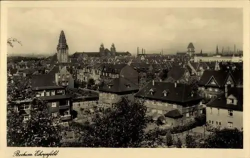 Ak Ehrenfeld Bochum im Ruhrgebiet, Totalansicht