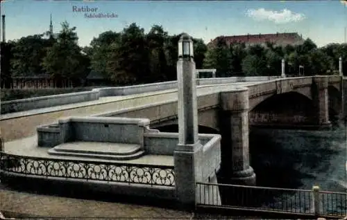 Ak Racibórz Ratibor Schlesien, Schlossbrücke