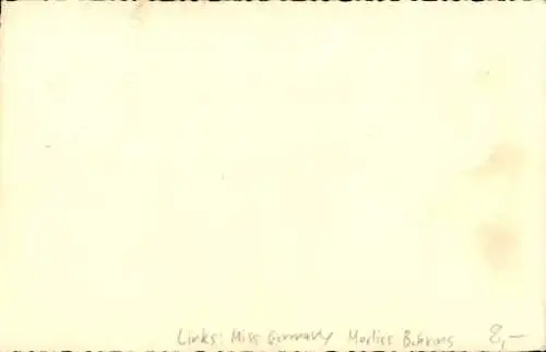 Foto Miss Germany Marlies Behrens