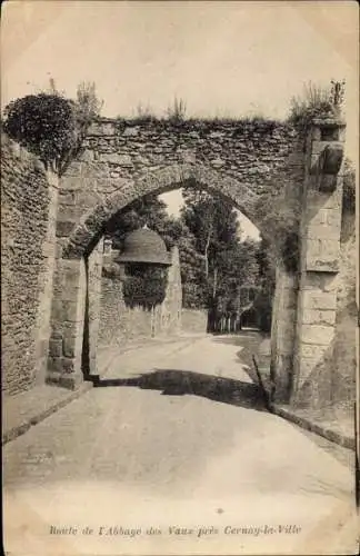 Ak Cernay la Ville Yvelines, Route de l'Abbaye des Vaux pres Cernay la Ville