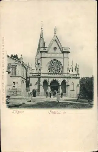 Ak Chatou Yvelines, L'Eglise