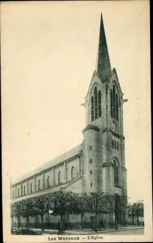 Ak Les Mureaux Yvelines, L'Eglise