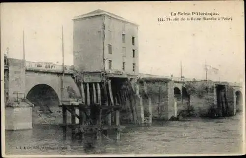 Ak Poissy Yvelines, Le vieux Moulin