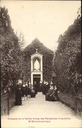 Ak Saint Germain en Laye Yvelines, Chapelle de la Sainte Vierge des Religieuses Augustines