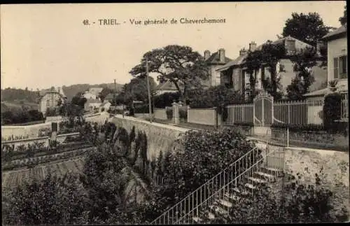 Ak Triel sur Seine Yvelines, Vue Générale de Cheverchemont