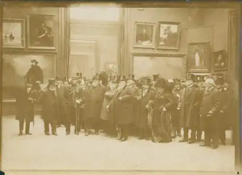 Foto Paris, Armand Fallières eröffnet den französischen Künstlersalon 1910