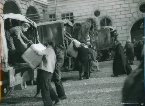 Foto Cassino Lazio, Filmszene, Evakuierung, Kloster Monte Cassino 1944
