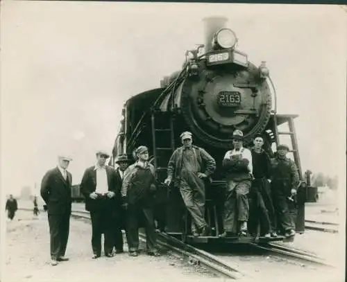 Foto Churchill Manitpba Kanada, First Grain Train on the Hudson Bay Railway 1941