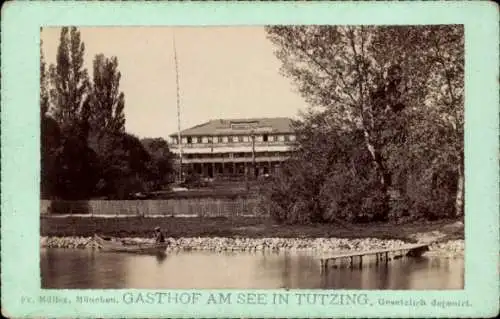 CdV Tutzing am Starnberger See Oberbayern, Gasthof am See