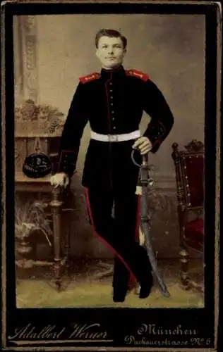 CdV München Bayern, Deutscher Soldat in Uniform, Regiment 1
