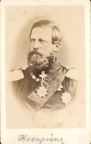 CdV Kaiser Friedrich III. von Preußen, Portrait