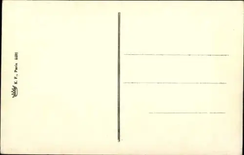 Künstler Ak Paris, Fleur de Bitume