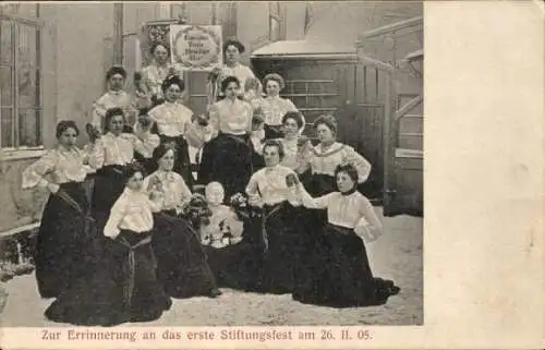 Ak Stiftungsfest 29.11.1905, Kameraden-Verein ehem. 63er