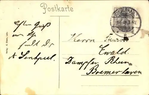 Studentika Ak Heidelberg am Neckar, Knobel-Club Jonasputt Wintersemester 1905/06