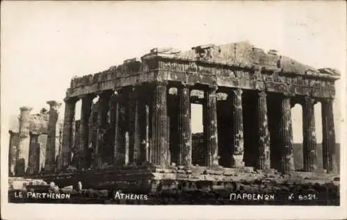 Ak Athen Griechenland, Parthenon