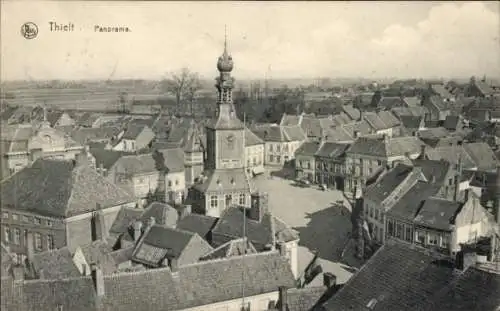 Ak Thielt Tielt Westflandern, Panorama