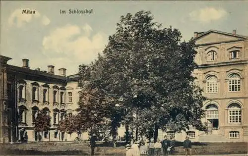 Ak Jelgava Mitau Lettland, Schloss, Schlosshof