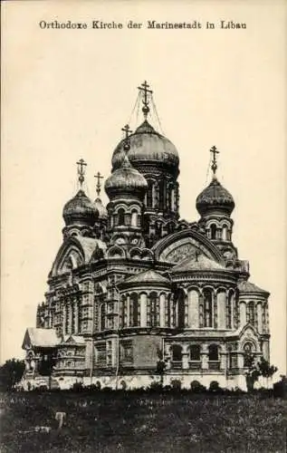 Ak Liepaja Libau Lettland, Orthodoxe Kirche der Marinestadt