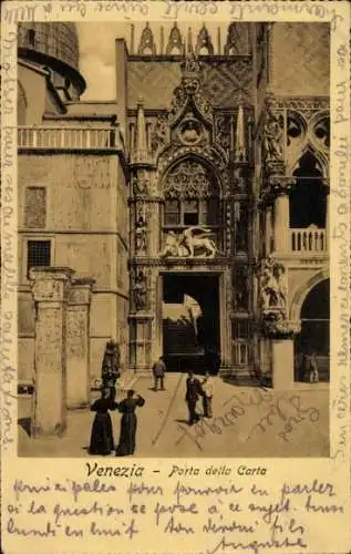 Ak Venezia Venedig Veneto, Porta della Carta