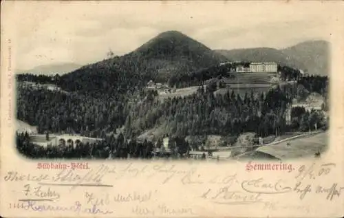 Ak Semmering in Niederösterreich, Südbahn-Hotel