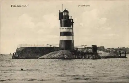 Ak Friedrichsort Kiel, Leuchtturm