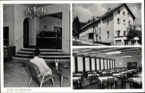 Ak Chausseehaus Wiesbaden in Hessen, Genesungsheim Taunusblick für Rheuma