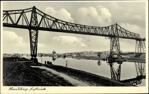 Ak Rendsburg in Schleswig Holstein, Hochbrücke