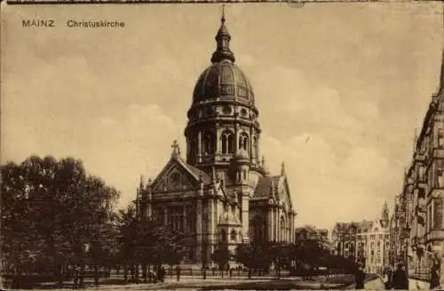 Ak Mainz am Rhein, Christuskirche