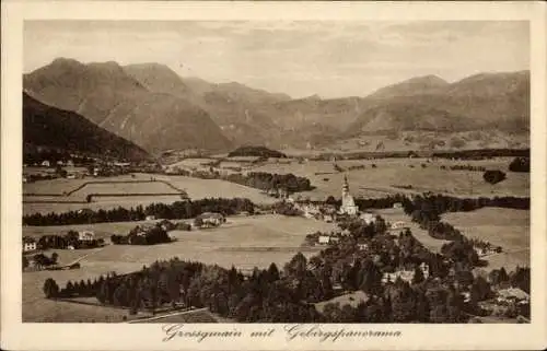 Ak Großgmain in Salzburg, Panorama